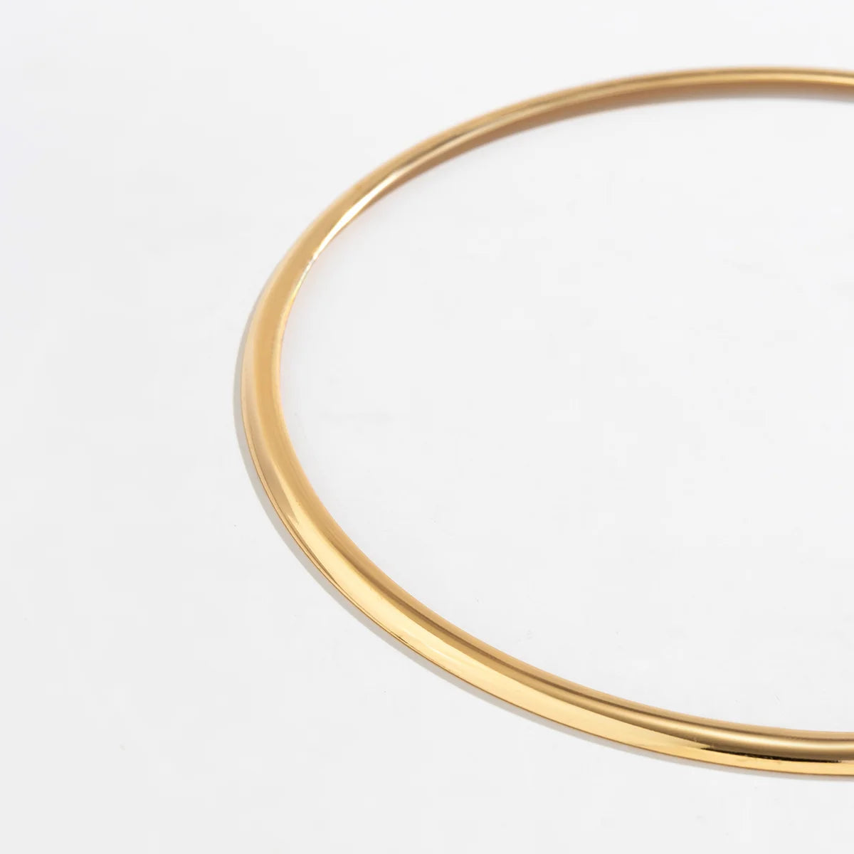Elegant Simple Chunky Circle Choker Necklace-Rees Jewels-ReesJewels
