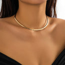 Elegant Simple Chunky Circle Choker Necklace-Rees Jewels-ReesJewels