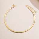 Elegant Simple Chunky Circle Choker Necklace-Rees Jewels-ReesJewels