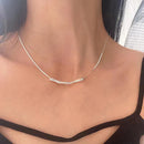 Elegant Simple Collarbone Chain Necklace-My Store-ReesJewels