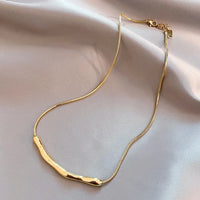 Elegant Simple Collarbone Chain Necklace-My Store-Gold-ReesJewels