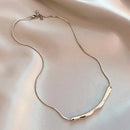 Elegant Simple Collarbone Chain Necklace-My Store-Silver-ReesJewels