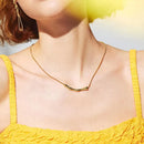 Elegant Simple Collarbone Chain Necklace-My Store-ReesJewels