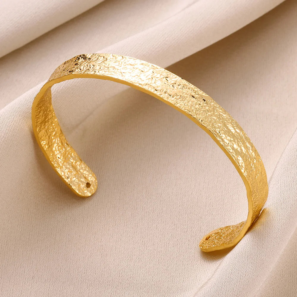 Exquisite Vintage Irregular Open Cuff Bracelet