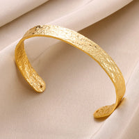Exquisite Vintage Irregular Open Cuff Bracelet-Rees Jewels-Gold 1-58-60mm-ReesJewels