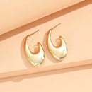 Geometric Irregular Metallic Earrings-Rees Jewels-Gold 6-ReesJewels