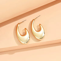 Geometric Irregular Metallic Earrings-Rees Jewels-Gold 6-ReesJewels