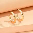 Geometric Irregular Metallic Earrings-Rees Jewels-Gold 7-ReesJewels