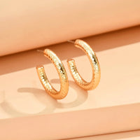 Geometric Irregular Metallic Earrings-Rees Jewels-Gold 7-ReesJewels