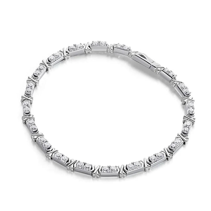 Glamorous Moissanite Diamond Bracelet