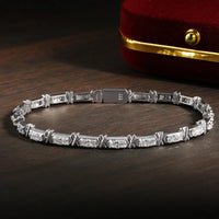 Glamorous Moissanite Diamond Bracelet-Rees Jewels-ReesJewels