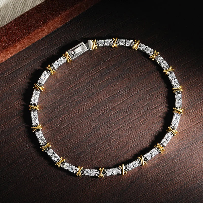 Glamorous Moissanite Diamond Bracelet