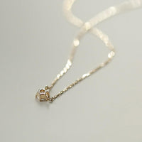 Gold Plated Single Sparkling Zirconia Chain-My Store-ReesJewels