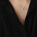 Gold Plated Single Sparkling Zirconia Chain-My Store-ReesJewels