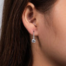 Graceful Moissanite Dangle Drop Earrings-Rees Jewels-ReesJewels