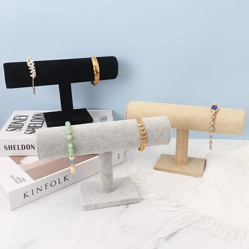 Jewelry And Watches Display T-bar Stand Rack Holder