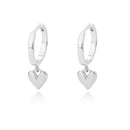 Luxurious Hollow Zirconia Heart Earrings-ReesJewels-Silver 2-ReesJewels