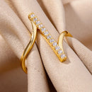 Luxurious Zirconia Geometric Ring-ReesJewels-ReesJewels