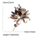 Luxury Crystal Glass Bouquet Brooche Pin-Rees Jewels-ReesJewels