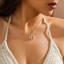 Luxury Rhinestone Tree of Life Pendant Necklace-Rees Jewels-ReesJewels