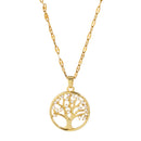 Luxury Rhinestone Tree of Life Pendant Necklace-Rees Jewels-ReesJewels