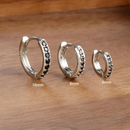 Minimalist Crystal Small Hoop Earring Set-ReesJewels-ReesJewels