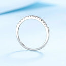 Minimalist Moissanite Diamond Eternity Band Ring-Rees Jewels-ReesJewels