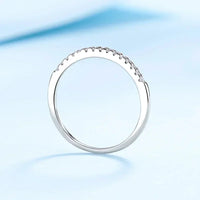 Minimalist Moissanite Diamond Eternity Band Ring-Rees Jewels-ReesJewels