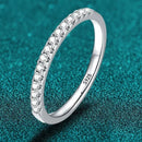Minimalist Moissanite Diamond Eternity Band Ring-Rees Jewels-ReesJewels