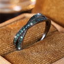 Minimalist Stacking Crossed Bands Thin Rings-Rees Jewels-ReesJewels