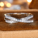 Minimalist Stacking Crossed Bands Thin Rings-Rees Jewels-ReesJewels