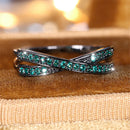 Minimalist Stacking Crossed Bands Thin Rings-Rees Jewels-ReesJewels
