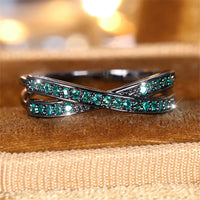 Minimalist Stacking Crossed Bands Thin Rings-Rees Jewels-ReesJewels