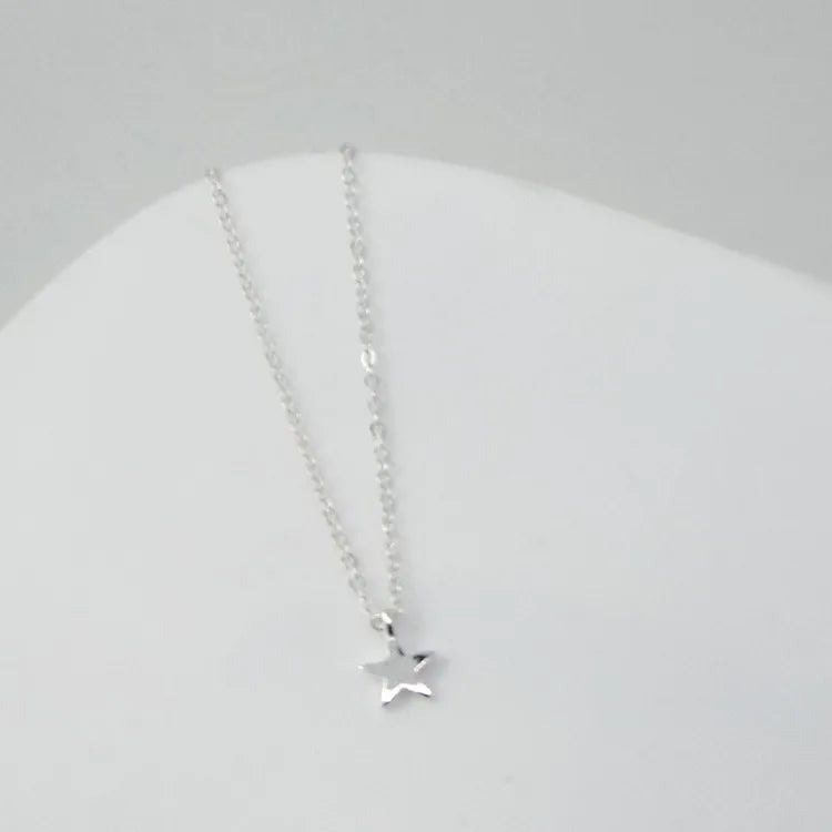 Minimalist Star Pendant Clavicle Necklace for Women-Rees Jewels-ReesJewels