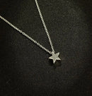 Minimalist Star Pendant Clavicle Necklace for Women-Rees Jewels-Silver-ReesJewels