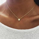 Minimalist Star Pendant Clavicle Necklace for Women-Rees Jewels-ReesJewels