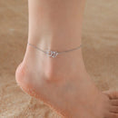 Minimalistic Cute Fox Head Beaded Anklet-ReesJewels-ReesJewels