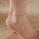 Minimalistic Cute Fox Head Beaded Anklet-ReesJewels-ReesJewels