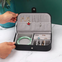 Portable Leather Jewelry Organizer-Rees Jewels-ReesJewels