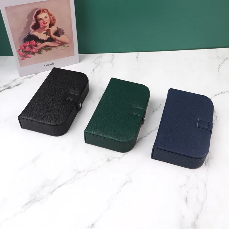 Portable Leather Jewelry Organizer-Rees Jewels-ReesJewels