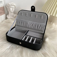 Portable Leather Jewelry Organizer-Rees Jewels-ReesJewels