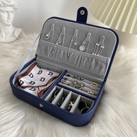 Portable Leather Jewelry Organizer-Rees Jewels-ReesJewels