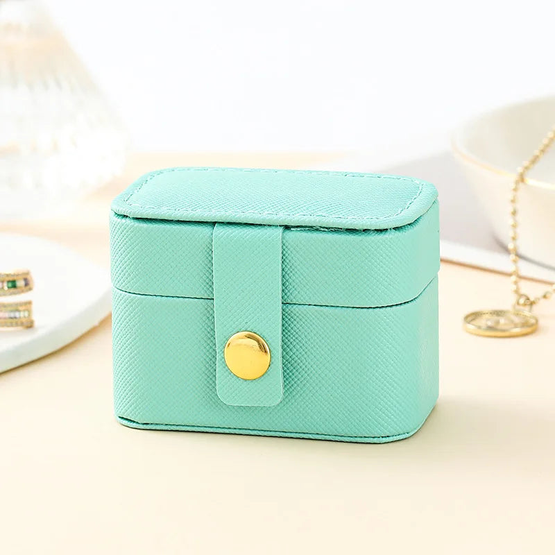 Portable Mini Jewelry Storage Box-Rees Jewels-Blue-ReesJewels