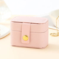 Portable Mini Jewelry Storage Box-Rees Jewels-Pink-ReesJewels
