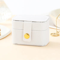 Portable Mini Jewelry Storage Box-Rees Jewels-White-ReesJewels