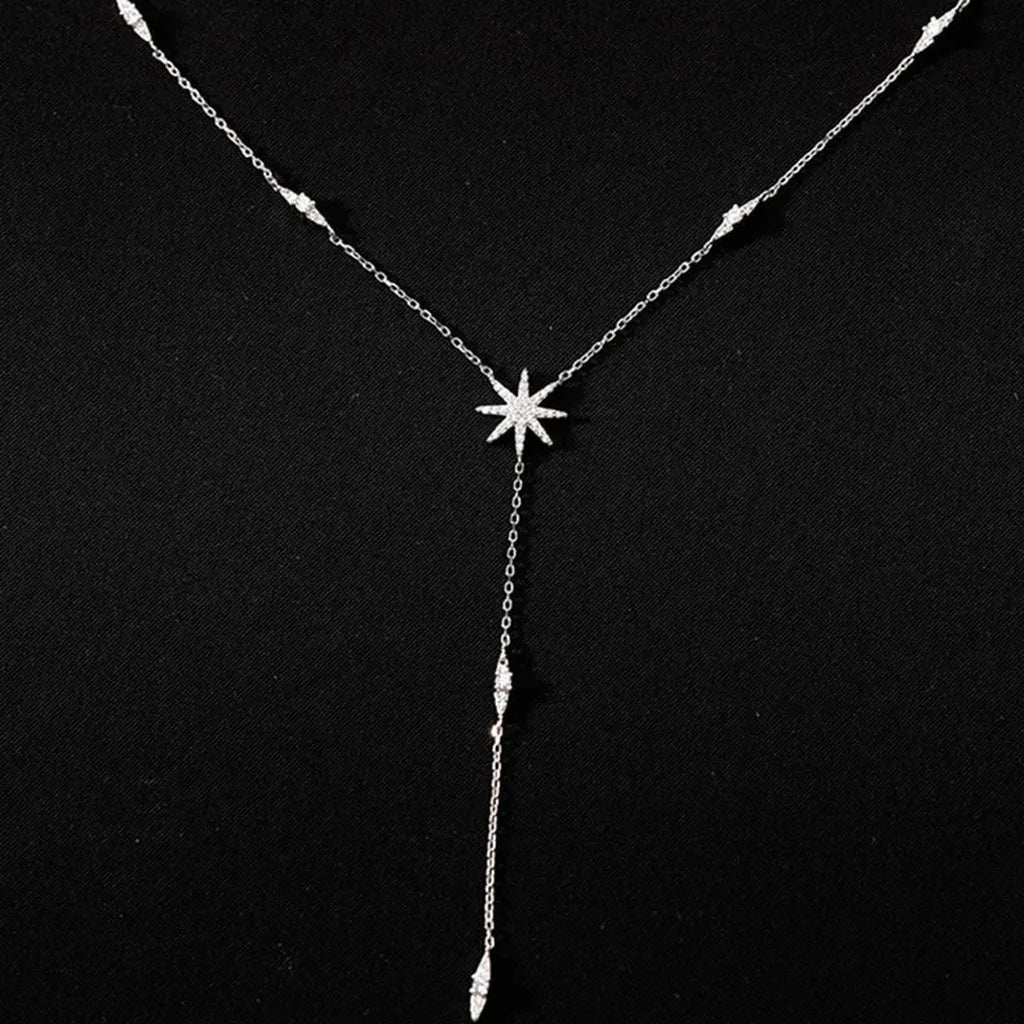 Shiny Delicate Star Long Pendant Chain