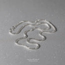 Simple Shiny Sterling Silver Collarbone Chain-ReesJewels-ReesJewels
