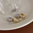 Smooth Chunky Small Hoop Earrings-Rees Jewels-ReesJewels