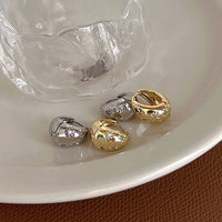Smooth Chunky Small Hoop Earrings-Rees Jewels-ReesJewels