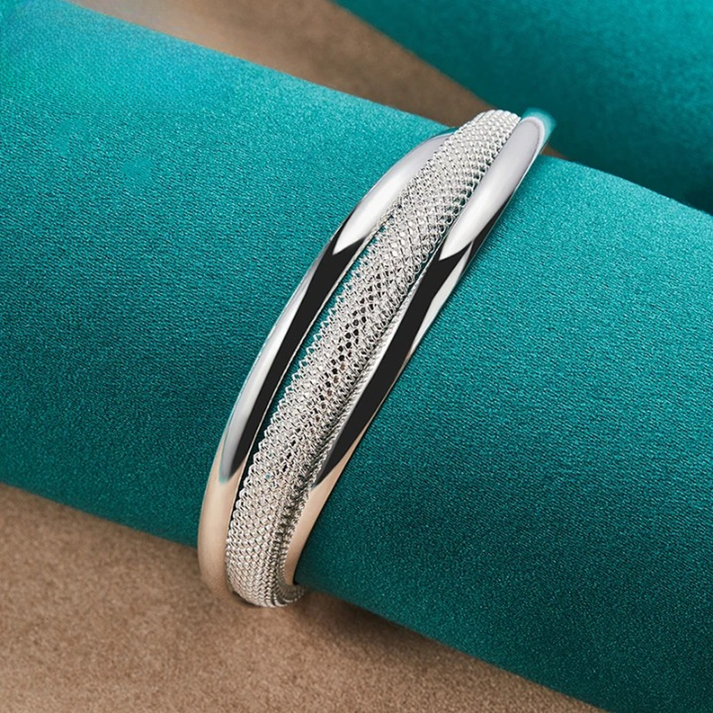 Sophisticated Sterling Silver Smooth Bracelet